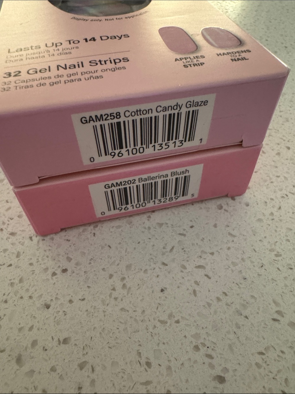 Dashing Diva Glaze Nail Strips in Ballerina Blush and Cotton Candy Glaze - Picture 4 of 4